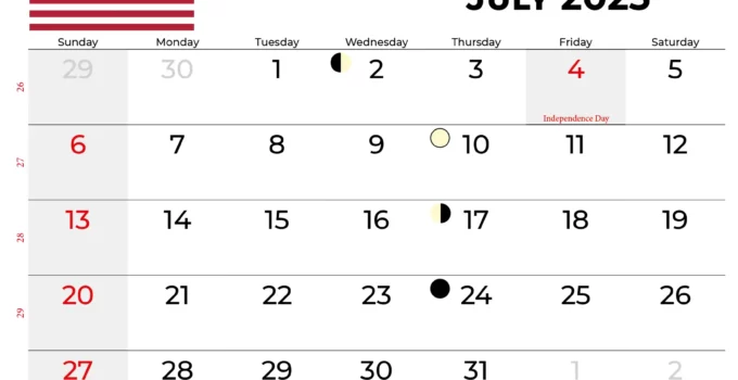 July 2025 Calendar With Holidays