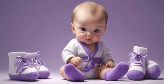 World Prematurity Day awareness symbolized by purple socks and ribbons