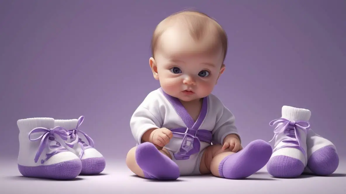 World Prematurity Day awareness symbolized by purple socks and ribbons