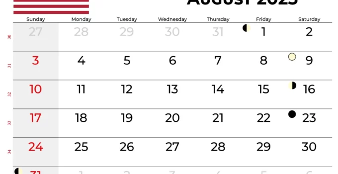 August 2025 Calendar