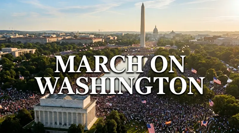 March on Washington Lincoln Memorial 1963 civil rights demonstration