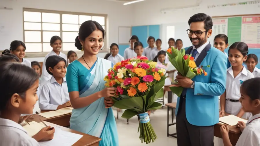 Teachers' Day India celebration honoring educators and Dr. Radhakrishnan