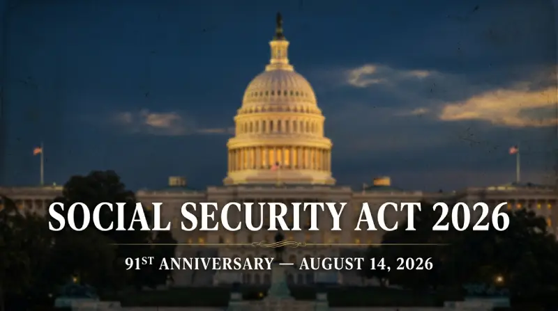 Social Security Act 91st anniversary August 14 2026