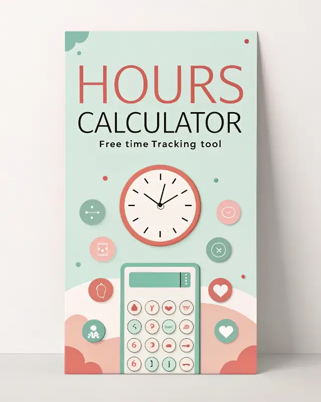 Tool for calculating work hours, breaks, and overtime, ensuring precise time tracking and payroll management