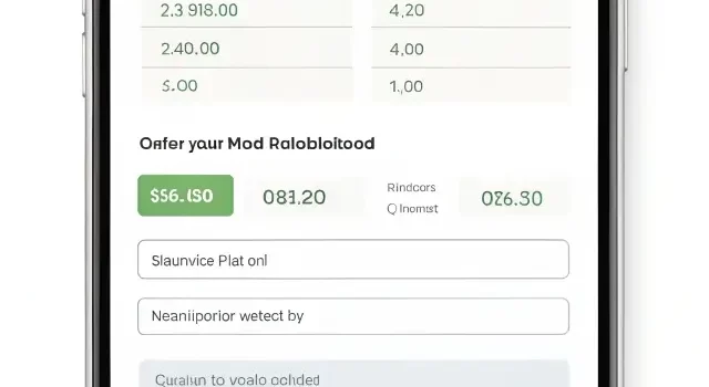 Screenshot of a modern hourly rate calculator interface with clean design and input fields