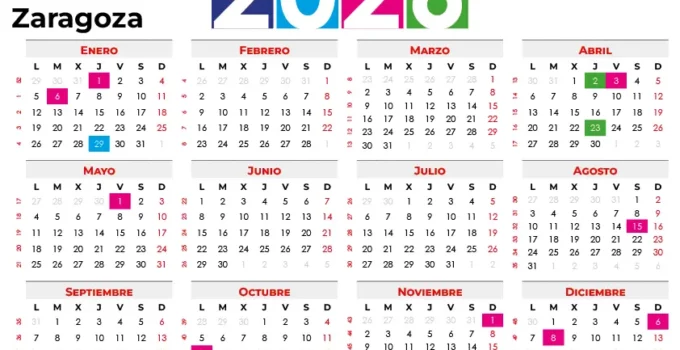 Calendario Zaragozano 2026 Pdf Gratis