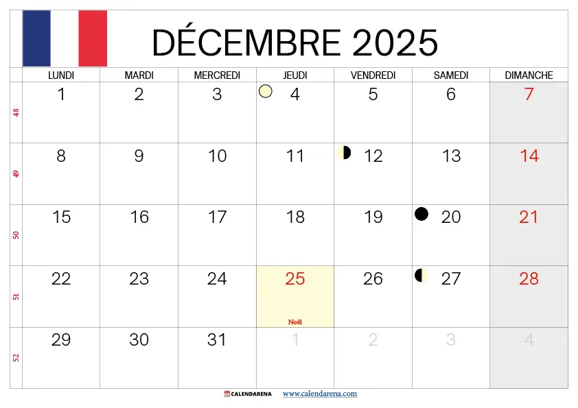 Mois De Décembre 2025
