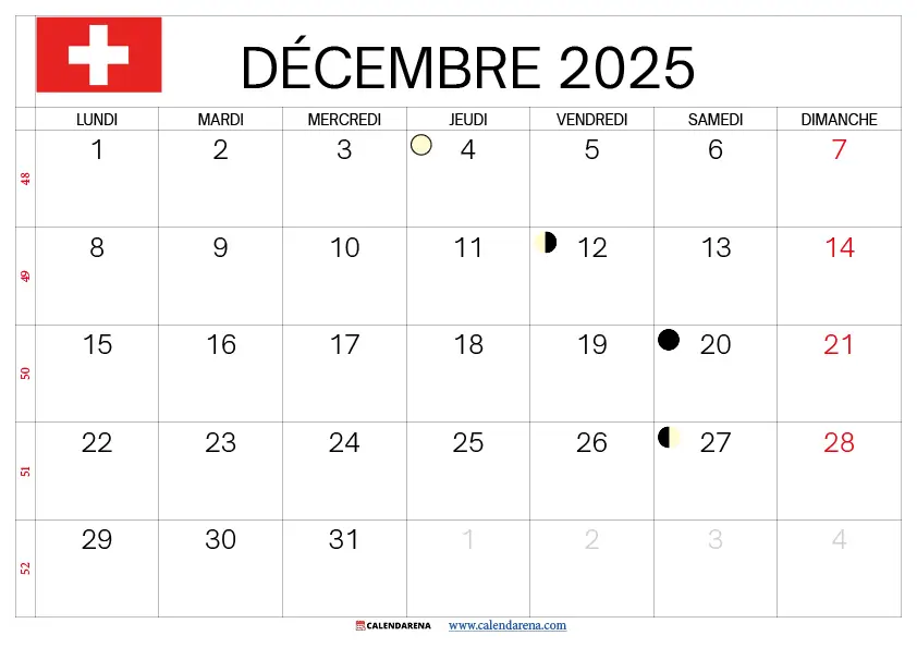 Pleine Lune Décembre 2025 Suisse