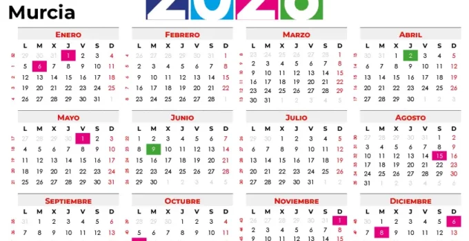 Calendario Laboral 2025 Murcia