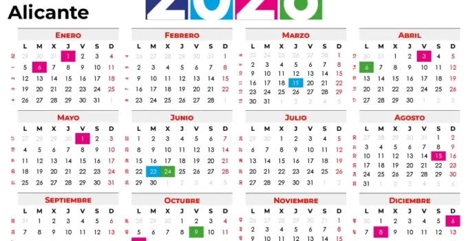 calendario laboral alicante 2026