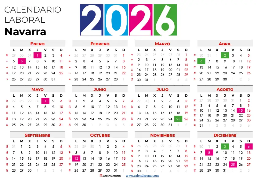 calendario laboral navarra 2026