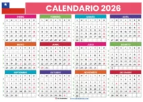 Calendario 2026 Chile