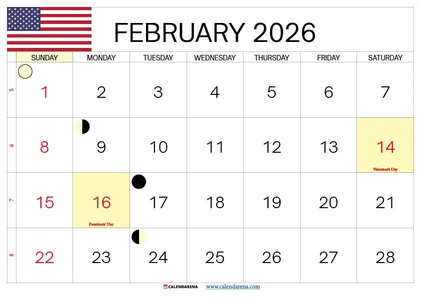 Holidays In February 2026