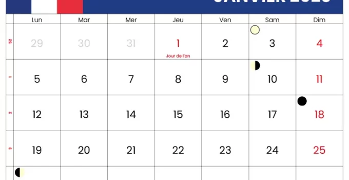 Mois De Janvier 2026