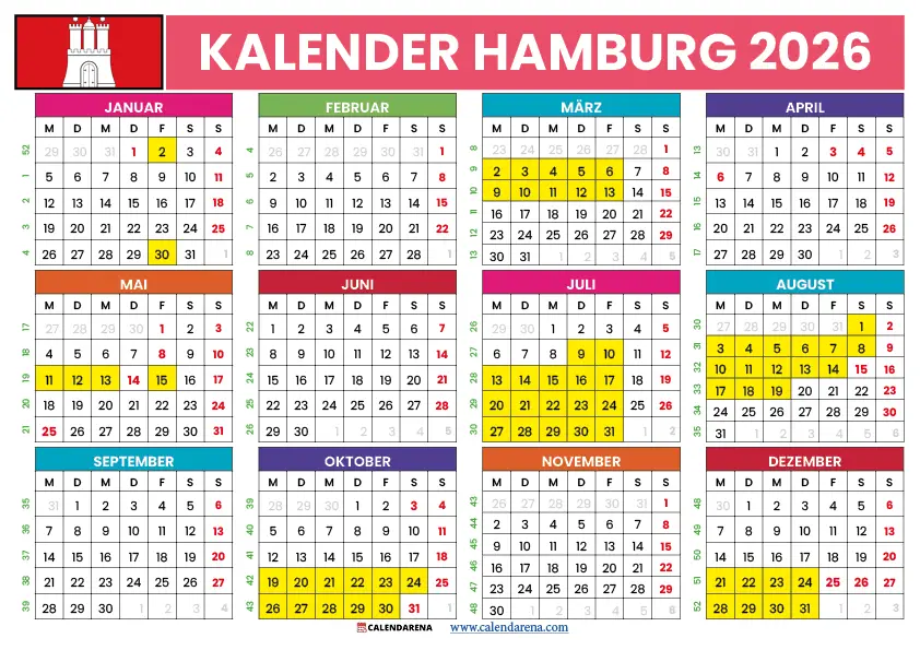 ferien hamburg 2026