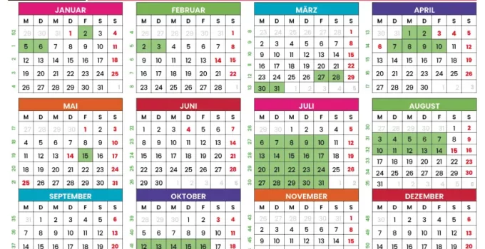 kalender 2026 schleswig holstein