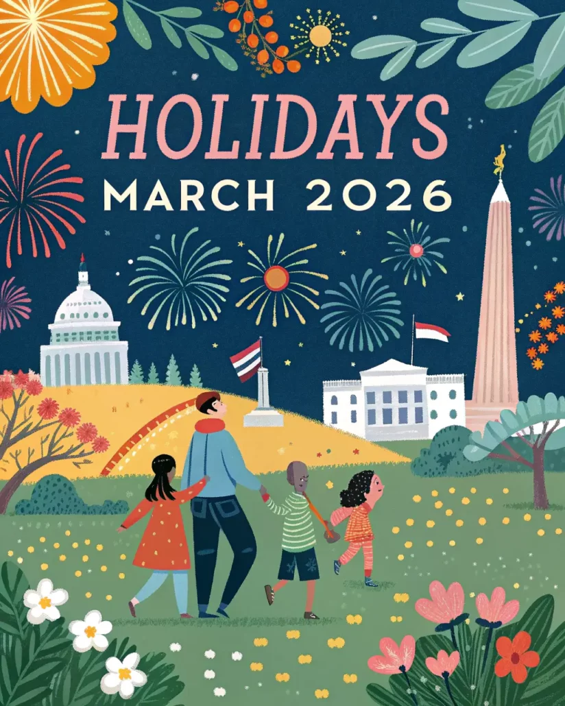 Holidays March 2026