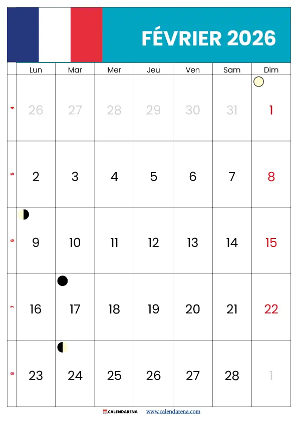 Planning Fevrier 2026