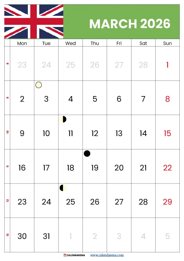 Special Days In March 2025 Uk