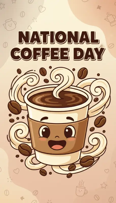 Cup of latte art for National Coffee Day 2026 deals
