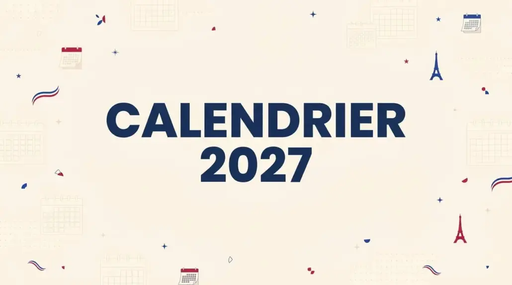Calendrier 2027 France