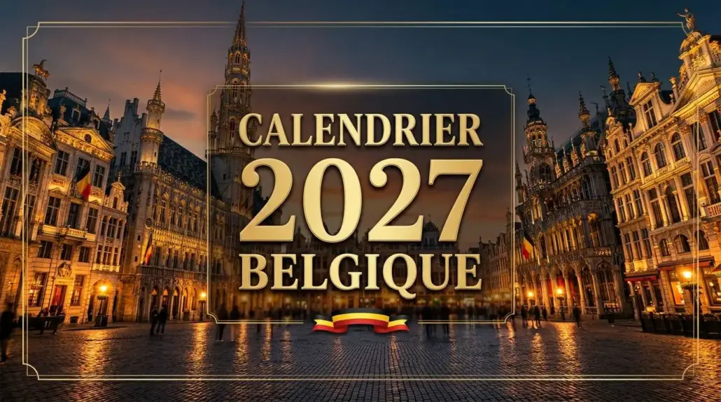 Calendrier 2027 Belgique