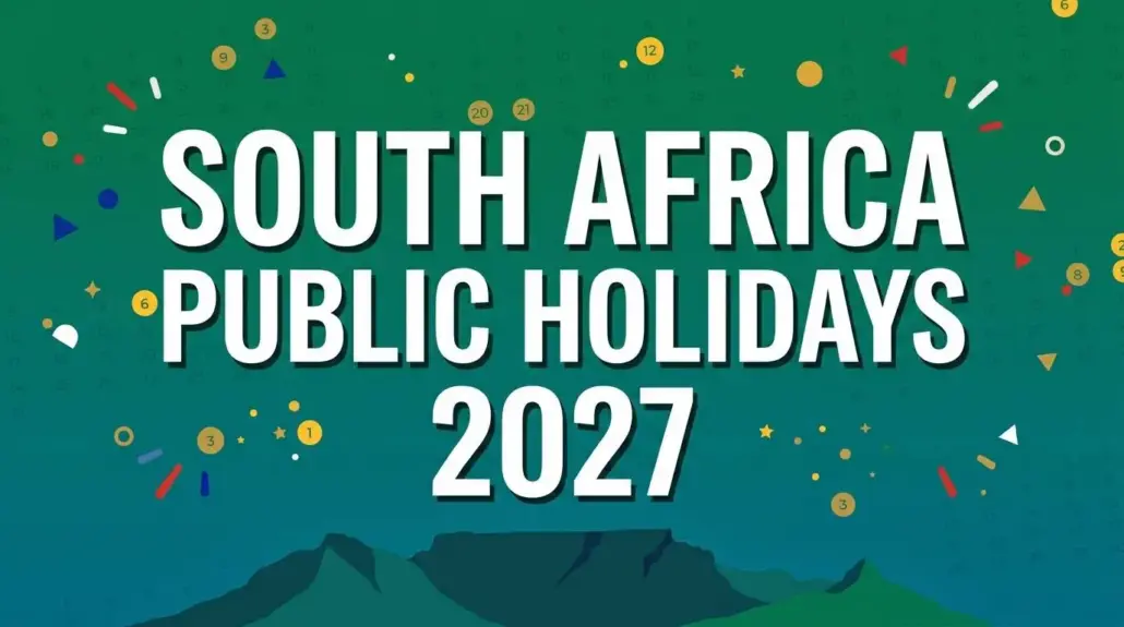 South Africa Public Holidays 2027