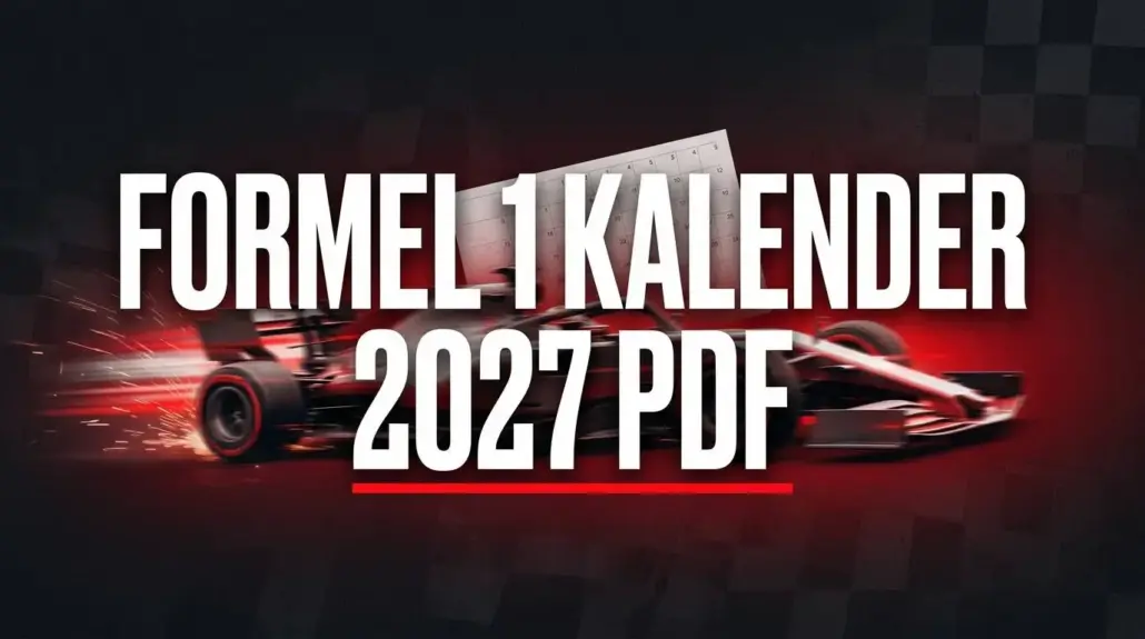 Formel 1 Kalender 2027 PDF